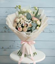 Букет цветов из:  Розы и Лизиантусы #REPLACE_PRED# Хлопово