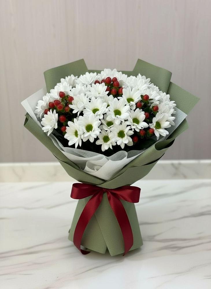 Букет цветов из: Хризантемы в Хлопово