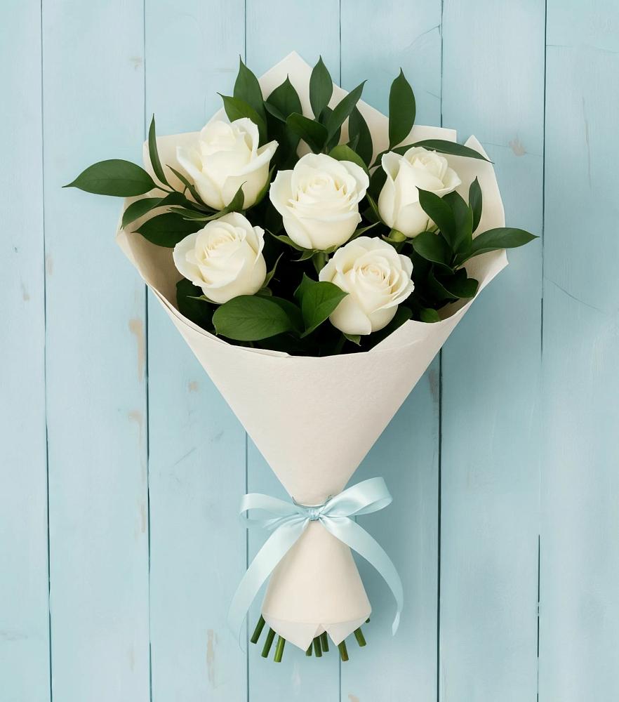 Букет цветов из: Розы в Хлопово