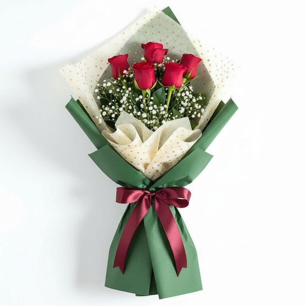 Букет цветов из: Розы в Хлопово