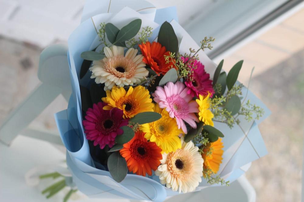 Букет цветов из: Герберы в Хлопово