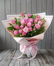 Букет Розовый кустик #REPLACE_PRED# Хлопово