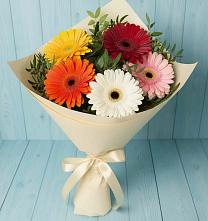 Букет цветов из:  Герберы в Хлопово