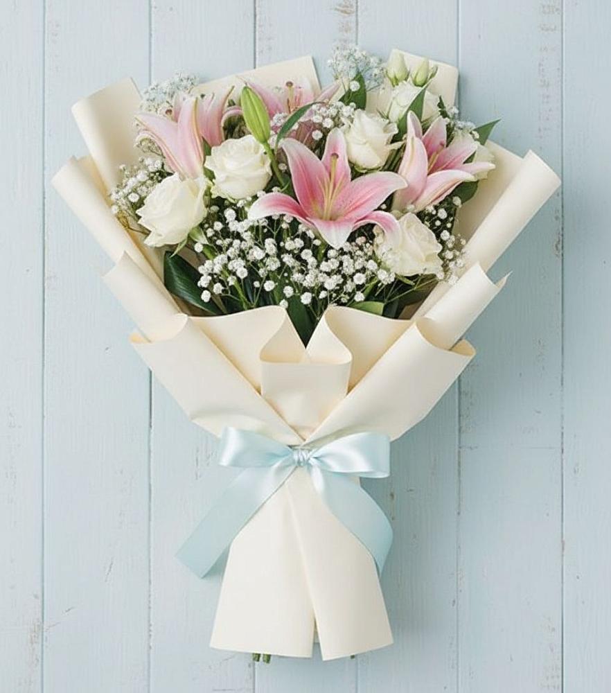 Букет цветов из: Лилии в Хлопово