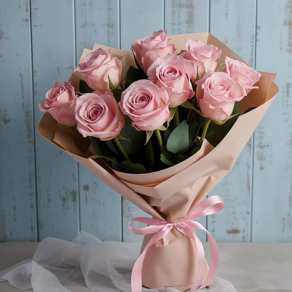 Букет цветов из: Розы в Хлопово