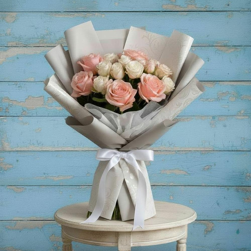 Букет цветов из: Розы в Хлопово