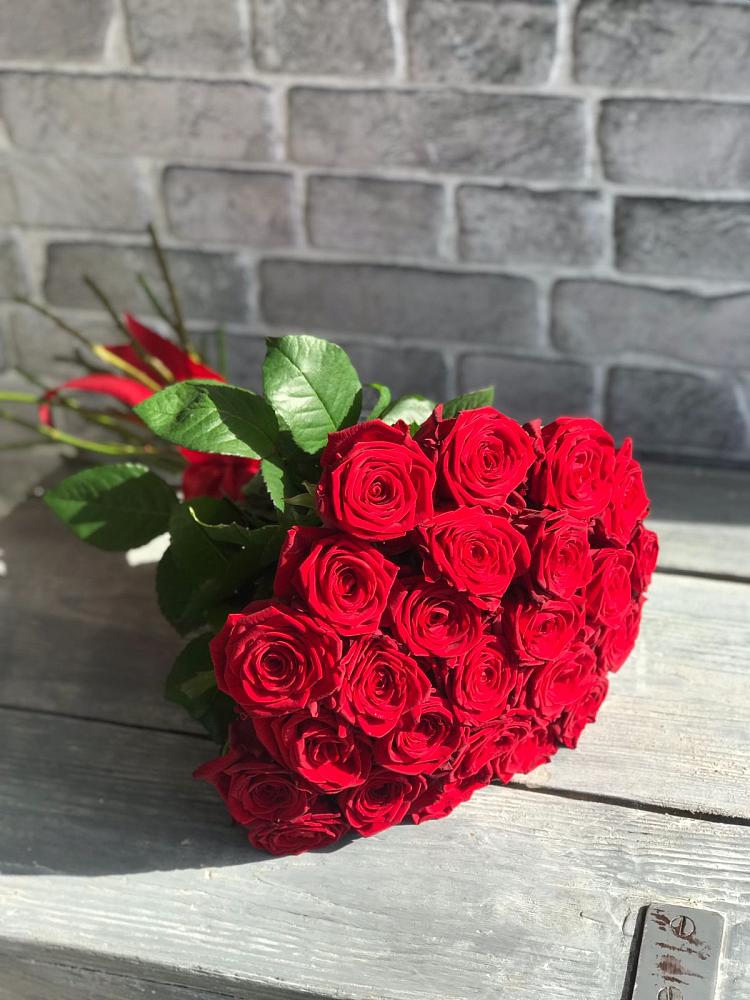 Букет Красные розы Фридом в Хлопово
