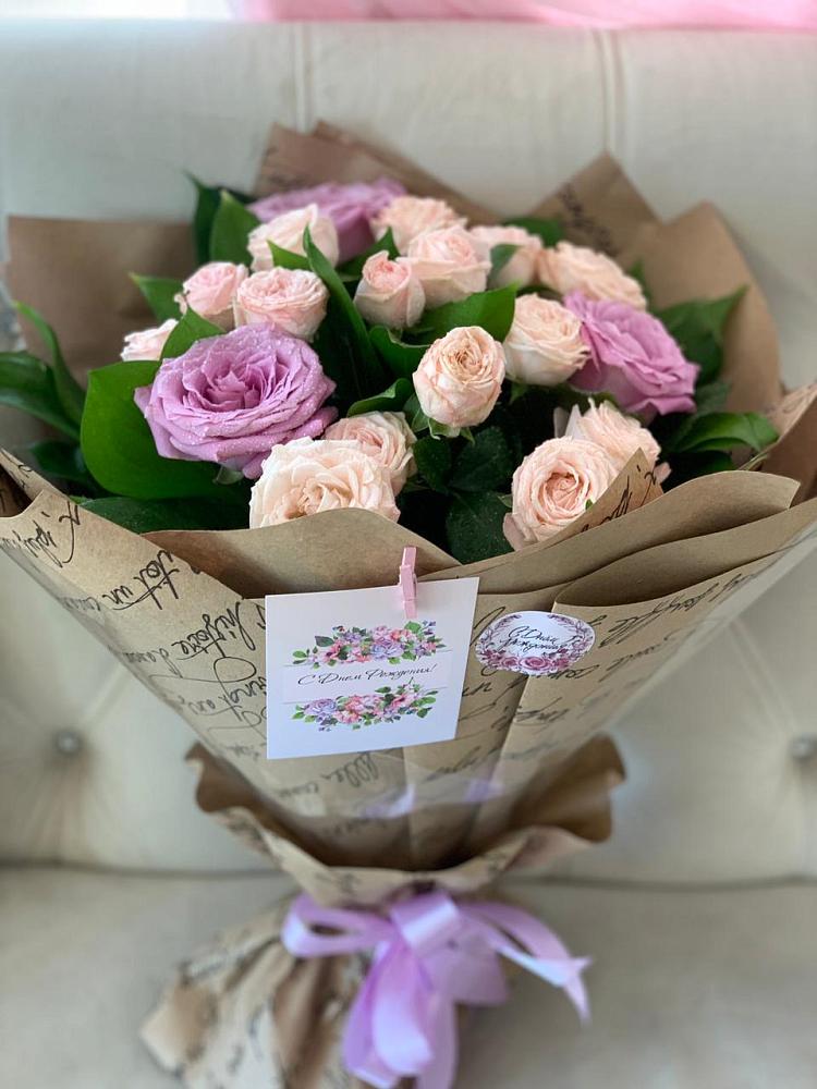 Букет цветов из: Розы в Хлопово