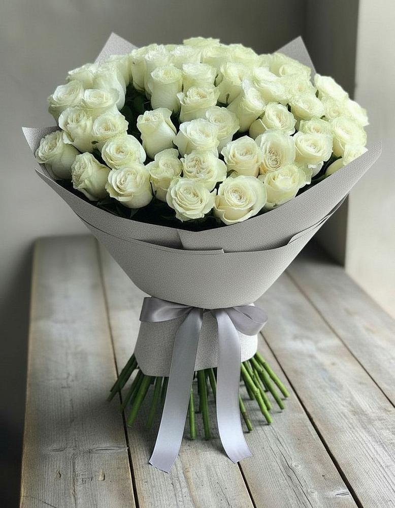 Букет 35 Белых роз в Хлопово