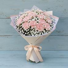 Букет цветов из:  Гвоздики в Хлопово