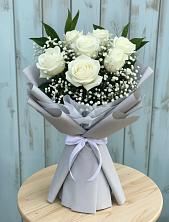 Букет цветов из:  Розы в Хлопово