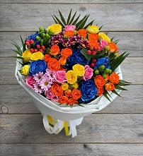 Букет цветов из:  Розы и Хризантемы #REPLACE_PRED# Хлопово