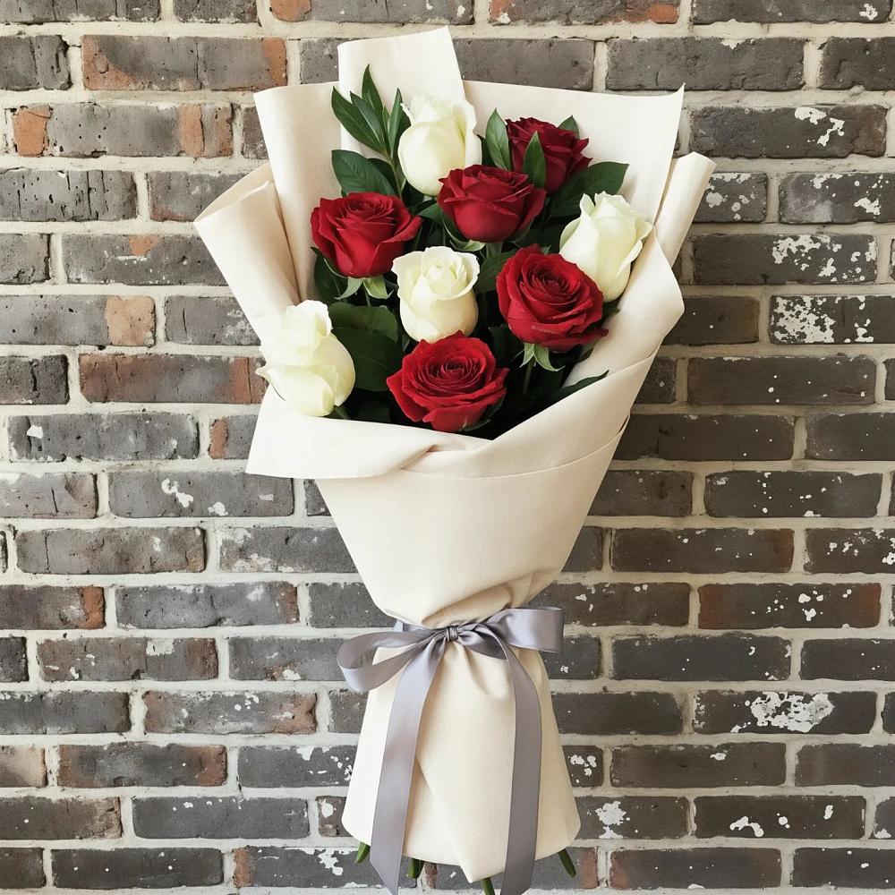 Букет цветов из: Розы в Хлопово