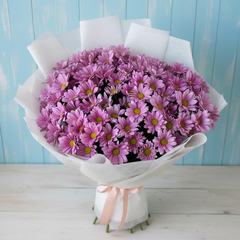 Букет цветов из: Хризантемы в Хлопово