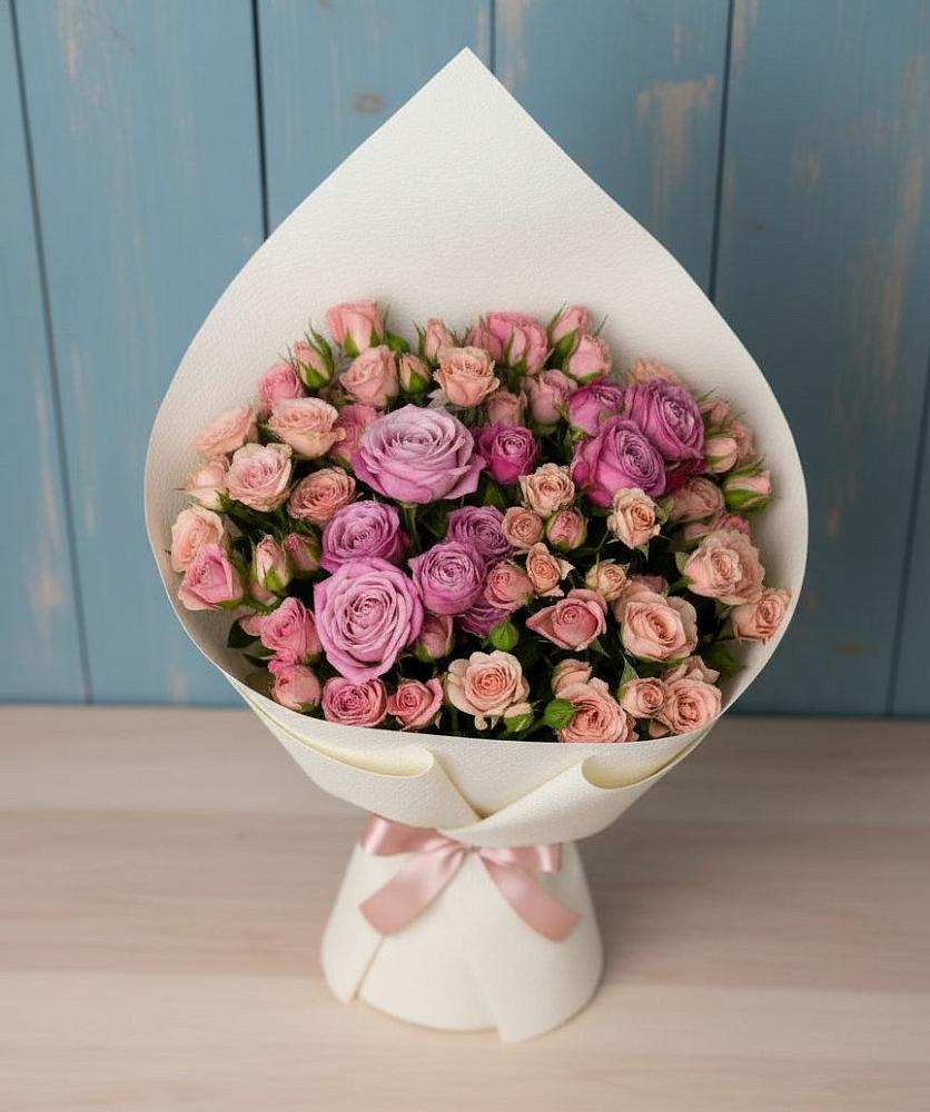 Букет цветов из: Розы в Хлопово