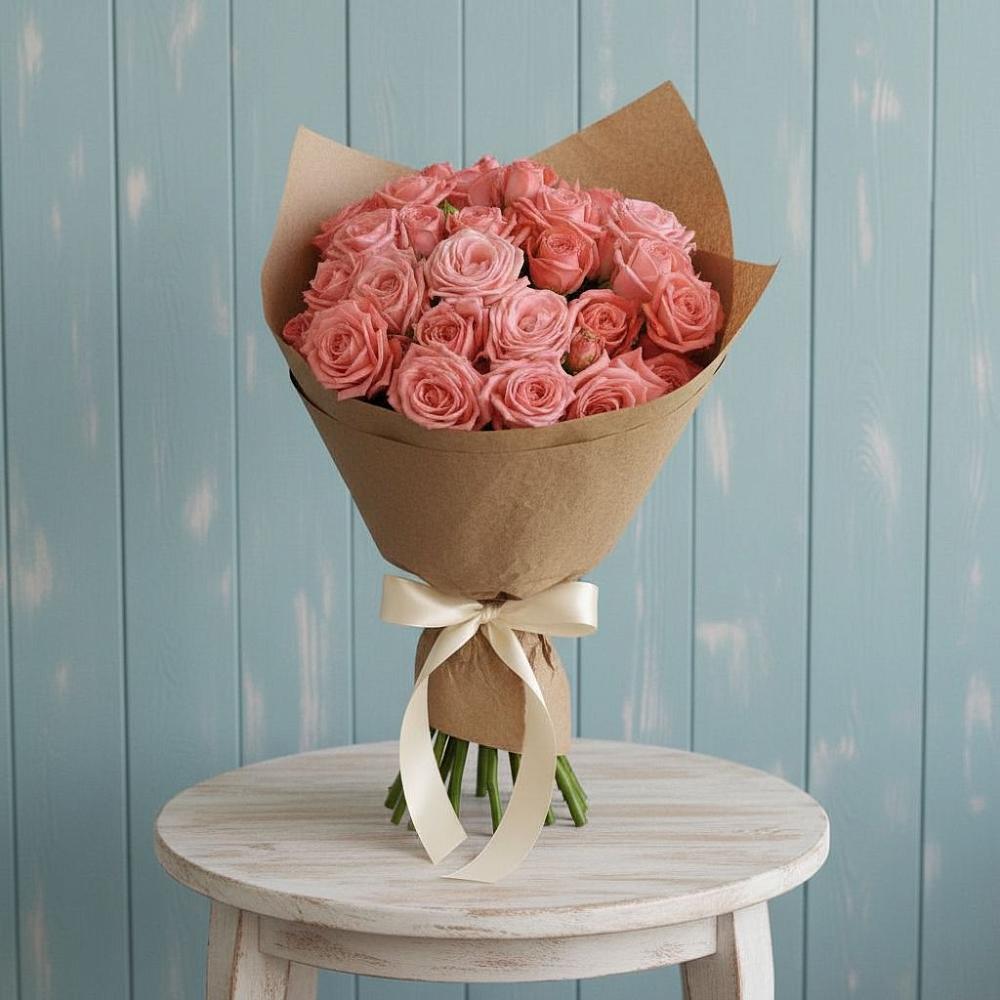 Букет цветов из: Розы в Хлопово