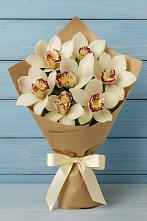 Букет цветов из:  Орхидеи и Розы в Хлопово