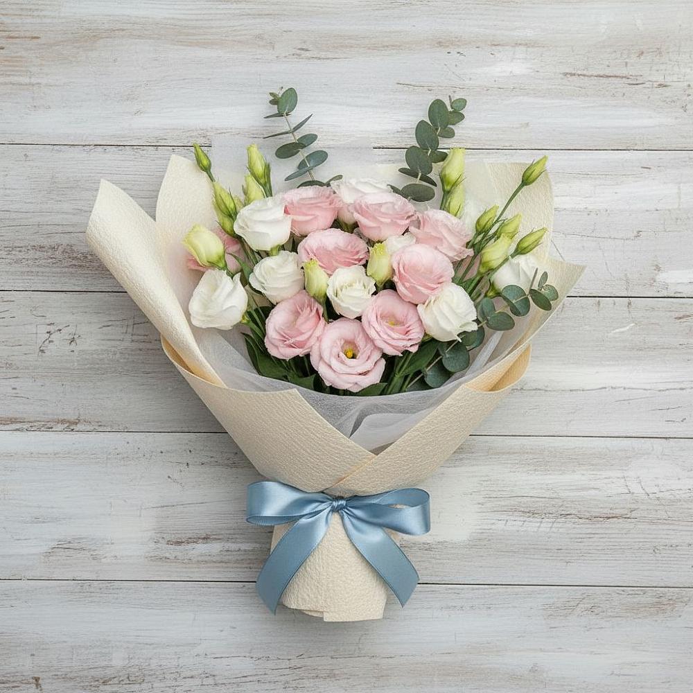 Букет цветов из: Лизиантусы в Хлопово